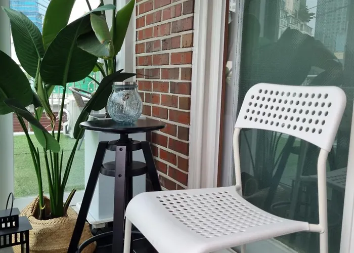 Hongdae Sky View Private Roof Garden 2br 2qb 1ssb 합정역 5분 단독하늘정원 * Seoul